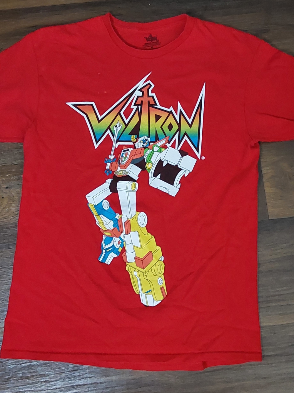 Voltron Defender Of The Universe Medium Red T-Shirt